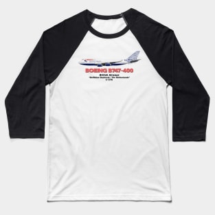 Boeing B747-400 - British Airways "Delftblue Daybreak / The Netherlands" Baseball T-Shirt